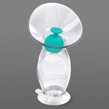 Nuby Comfort Portable & Lightweight All Silicone Breast Pump With Sealing Plug