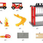 BRIO 33833 World Central Fire Station - Interactive Toy Set with Fire Truck and Accessories | Light and Sound Features | Compati