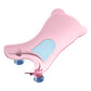 Infant Sink Bather SemiCircular Basin Rinse Clean Baby Bathing Suit Foldable Butt Wash Ergonomic Portable Home for Newborn (Pink