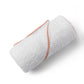 Malabar Baby Luxe Bamboo, Unisex, Baby & Toddler Bath & Beach Towel, Detailed Pom Pom Trim (Peach)