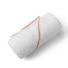 Malabar Baby Luxe Bamboo, Unisex, Baby & Toddler Bath & Beach Towel, Detailed Pom Pom Trim (Peach)