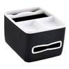 MERISHOPP Universal Car Armrest Storage Box Console Organizer Compatible with Key Small Items Black White| Motors|Automotive Too