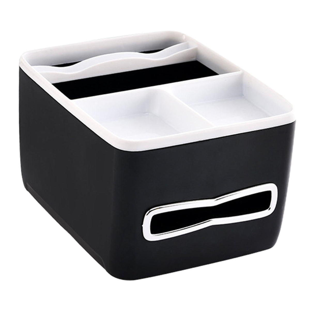 MERISHOPP Universal Car Armrest Storage Box Console Organizer Compatible with Key Small Items Black White| Motors|Automotive Too