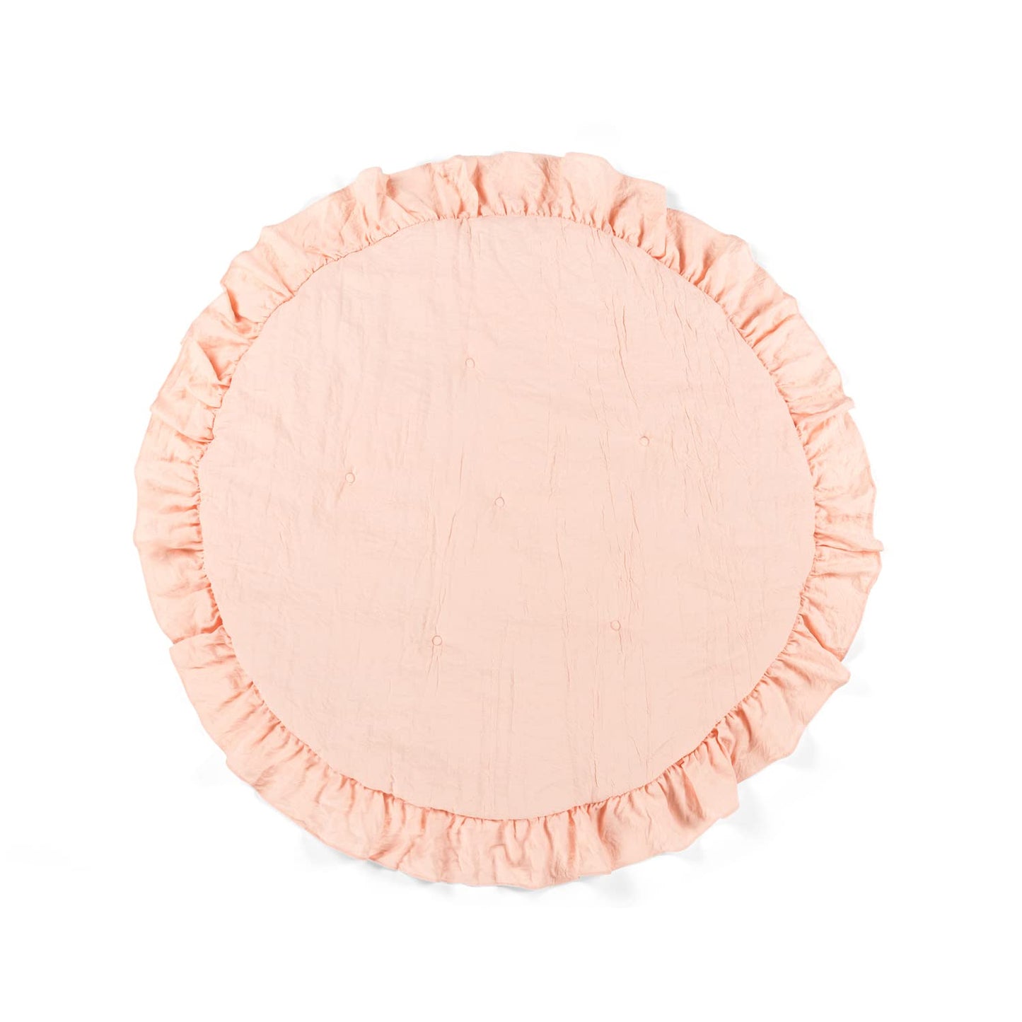Lush Decor 36' Baby Round Ruffle Play Mat Single Diameter, Blush