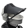 PandaEar Universal Stroller Sun Shade Cover for Baby Bassinet | Blackout UV Protection Canopy with Mesh Window | Windproof Sun S