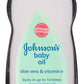 Johnson S Baby Oil, Mineral Oil Enriched With Aloe Vera And Vitamin E To Prevent Moisture Loss, Hypoallergenic, 20 Fl. Oz (Pack