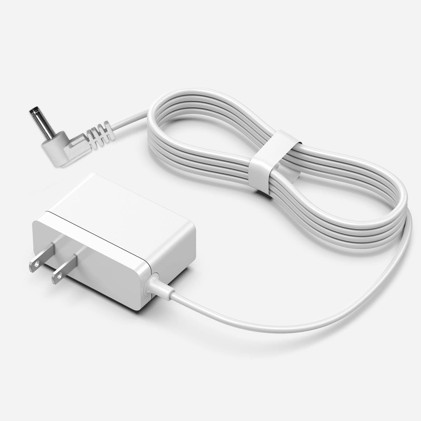 Round Charger Adapter For Babysense Video Split Screen Baby Monitor V24R V43 Replacement Battery Power Supply Cord (Will Not Fit
