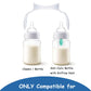 Romirus Replacement Bottle Handles Compatible With Avent Anti-Colic Bottle Series (White & Blue, 4 Pack)
