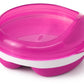 OXO Tot Divided Feeding Dish with Removable Ring Pink