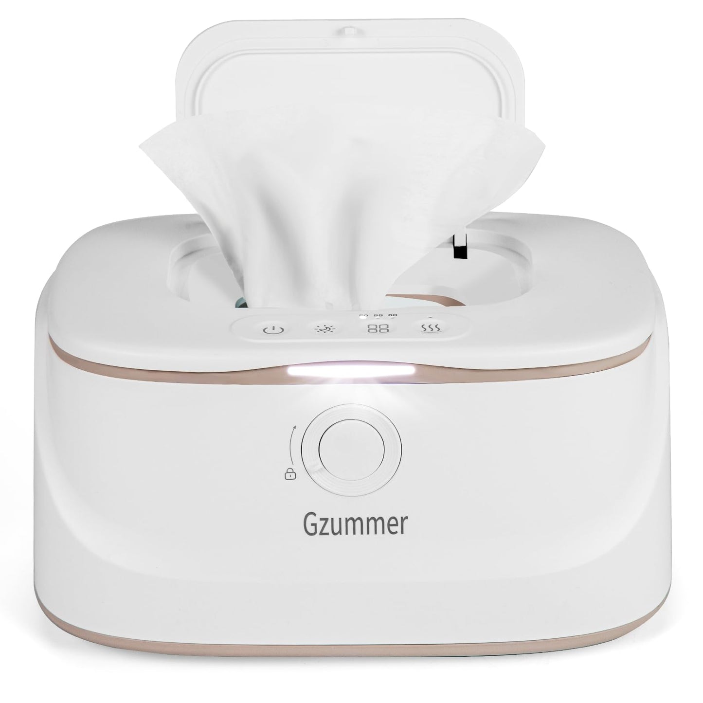 Baby Wipe Warmer, Wipe Warmer And Baby Wet Wipes Dispenser, 3 Temperature Control Large Capacity Wipes Warmer For Babies With Ni