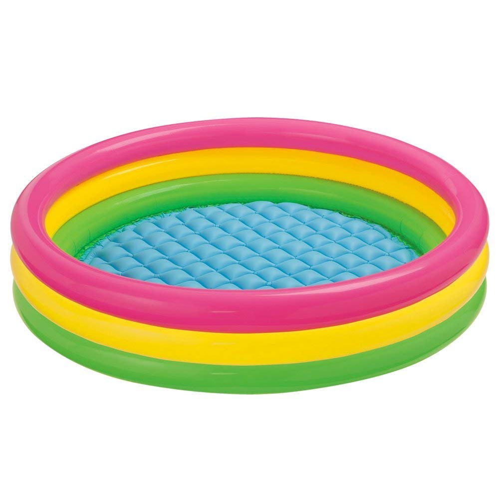 Intex Inflatable Water Pool 4 Ft (Diameter) Kids Fun/Bath Activity Water Pool By Intex For Fun Activities!