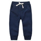 Cuteon Unisex Toddler Jogger Pants Kids Cotton Elastic Waist Winter Baby Sweatpants Pants 4Years Dark Blue