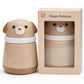 Baby Powder Puff Box  Bear Design | Refillable Dispenser With Soft Applicator For Newborns & Infants | Compact & TravelFriendl