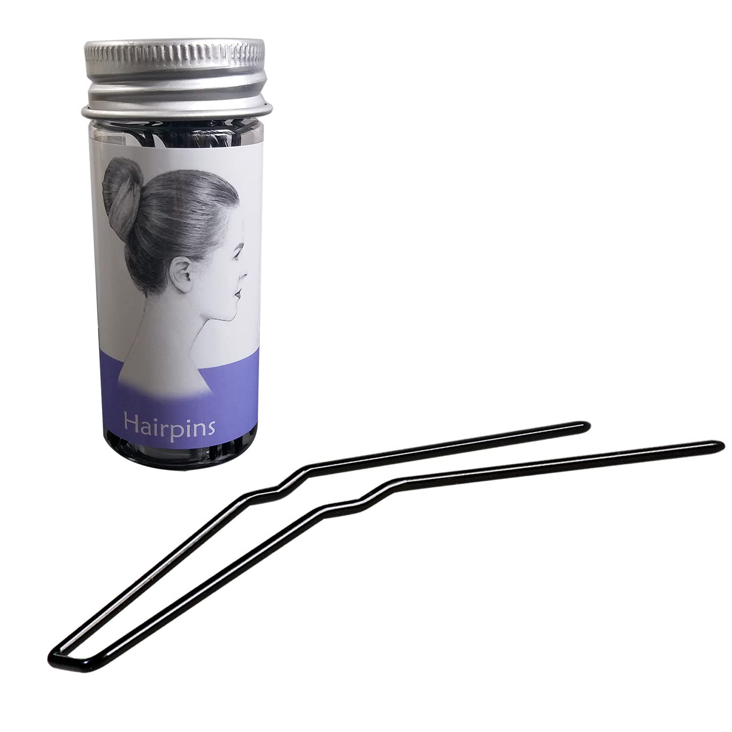 Hairpins For Bun Rocst Bobby Pins Clips For Ballet Woman Girl Hairdressing Salon (2 Inch, Brown12Pcs) (Black, 3 Inch (Pack Of 24
