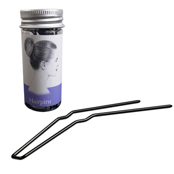Hairpins For Bun Rocst Bobby Pins Clips For Ballet Woman Girl Hairdressing Salon (2 Inch, Brown12Pcs) (Black, 3 Inch (Pack Of 24