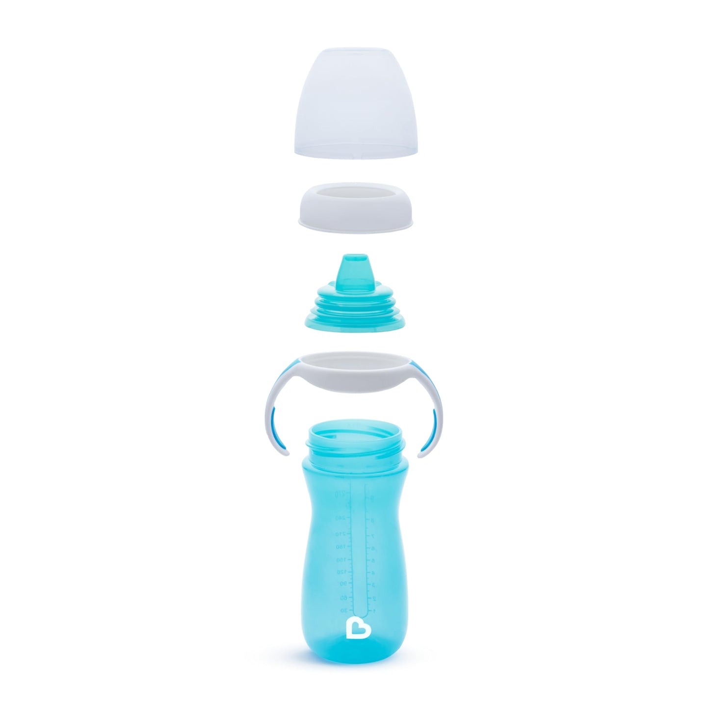 Munchkin Gentle Transition Sippy Cup With Trainer Handles, 10 Ounce, Blue