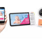 VTech RM5754HD RM5754HD Smart Wi-Fi 1080p Video Baby Monitor System with 5-in. Display, Night-Light, and Remote Access, White