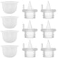 6Pcs Duckbill Valves And 4Pcs Silicone Diaphragm Compatible With Zomee Z1/Z2/Babybuddha/Ncvi 8782/8780/Motif Twist Breast Pump R