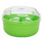 Mee Mee Soft Feel Baby Powder Puff  Bpa Free, Green Color, Includes Storage Container (Single Pack)