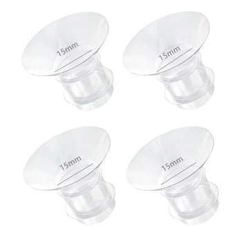 4Pcs Flange Insert 15Mm Compatible With Medela/Spectra/Willow/Tsrete/Momcozy S9/S12/S9Pro/S12Pro Breastpump 24Mm Shields, Reduce