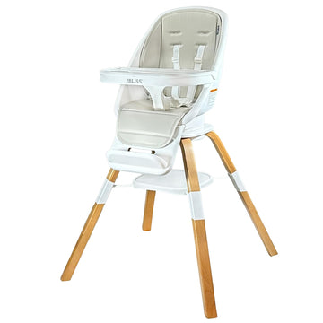 TruBliss Turn-A-Tot High Chair for Babies and Toddlers, 2 in 1 Wooden Portable Baby Feeder or Adjustable Childs Seat with 360 D