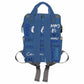 Artsadd Custom Name Diaper Bag For Mom, Personalized Blue Monogram Backpack With Stroller Straps Large Travel Shoulder Bag Capac