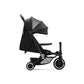 Smartrike Traveler Travel Stroller for Toddlers - Lightweight, Foldable & Compact Stroller with Near-Flat Recline, Onyx Black