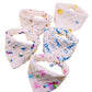 Babygo Organic Cotton Bandana Bibs | 8Layer Super Absorbent Bibs With Snap Buttons For Drooling & Feeding, Soft, Washable & Reu
