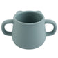 Blue Ginkgo Silicone Toddler Cups - Open Cup For Baby With Handles | Made In Korea | 8Oz Training Open Cups For Toddlers 1-3 (Gr