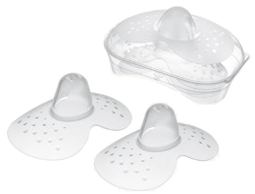 Gajoin Breastfeeding Nipple Shields for Nursing Newborn Baby Nippleshield Breast Feeding 2 Count with Sterilizing Storage Case C