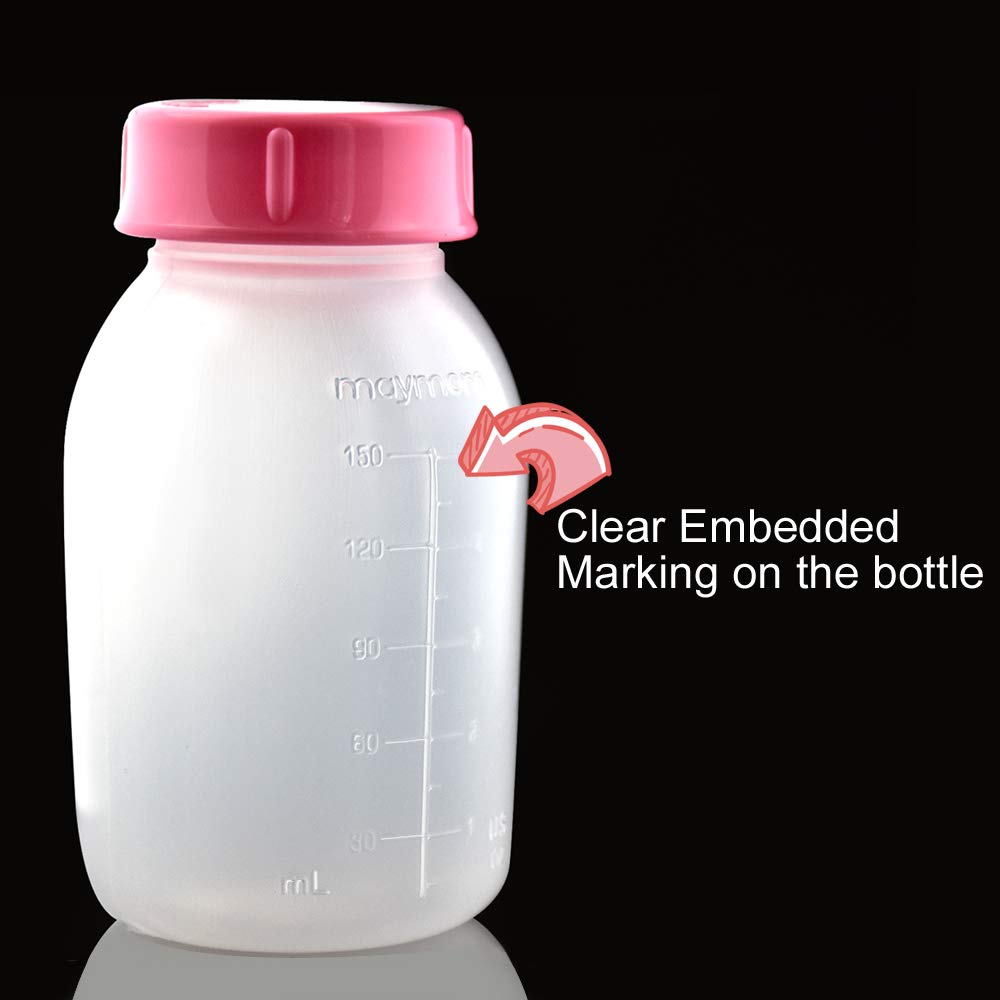 Maymom Breast Pump Bottle Compatible With Medela Pump In Style Maxflow, Freestyle, Swing Maxi Pump, Maymom Breastshields; Compat