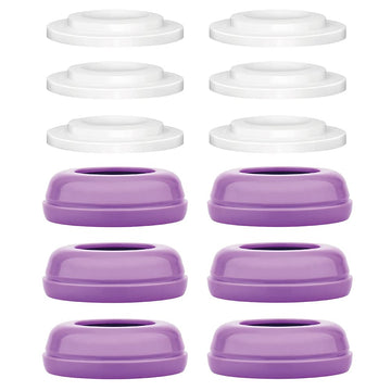 Maymom Bottle Top/Rewritable Sealing Disk Compatible with Lansinoh Momma Breastfeeding Bottles Not Original Lansino Bottles, Lan