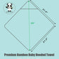 Hiphop Panda X - Large Bamboo Hooded Baby Towel - Soft Hooded Bath Towel For Babie, Toddler,Infant, Perfect For Boy And Girl - (