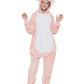 Abenca Kids Deer Onesie Reindeer Costume Animal Girls Pajamas Christmas Halloween Cosplay Sleepwear.Pink Deer.140