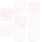 BaeBae Goods Potty Training Underwear for Girls 8 Piece, Absorbent Cotton Baby Toddler Training Pants for 12M Unisex Underpants