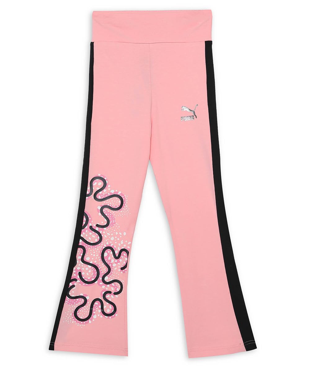 Puma Girls T7 FLWR Leggings G, Peach Smoothie, 164 (62585863)