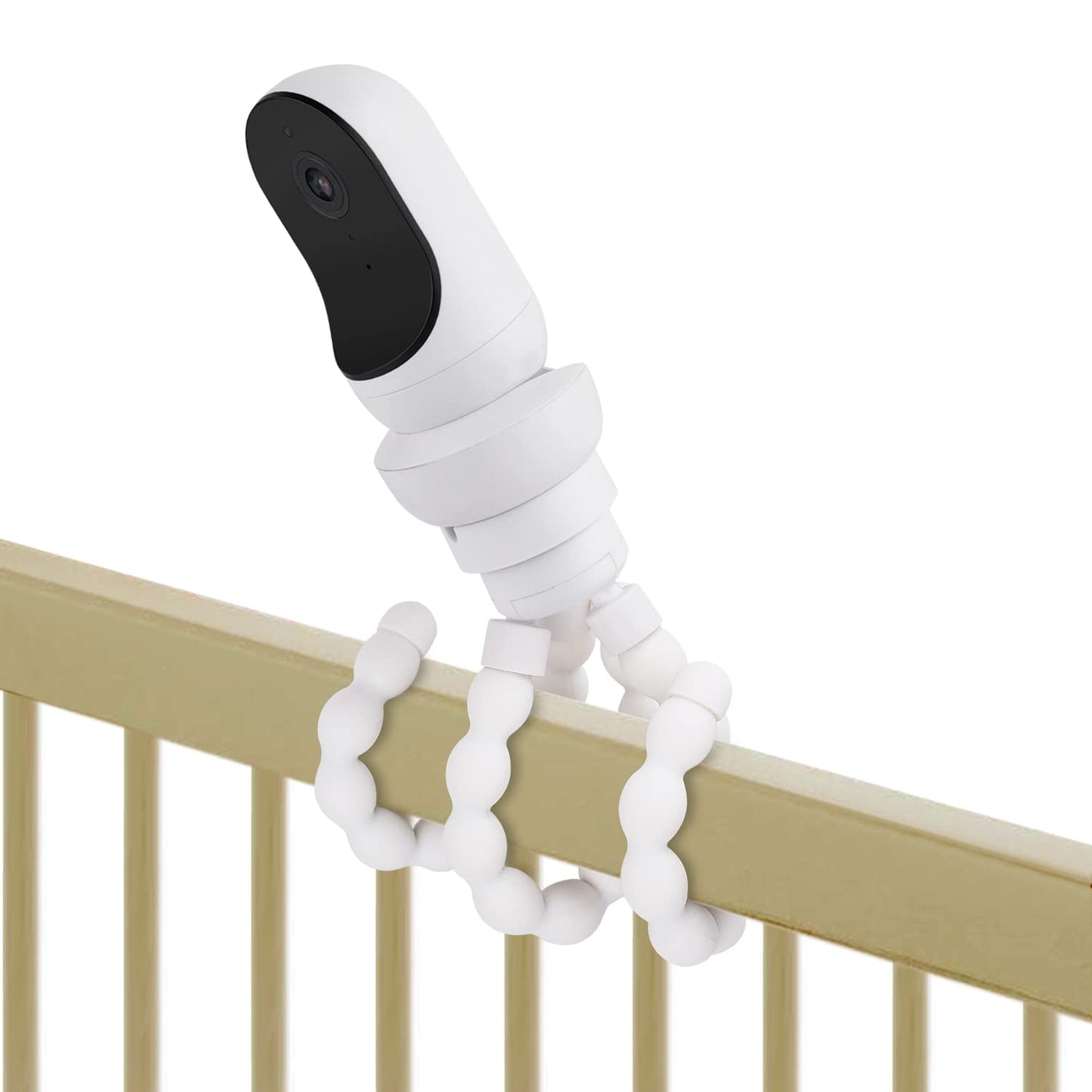 Flexible Tripod Baby Monitor Mount For Owlet Cam And Owlet Cam 2, Attach Your Baby Camera Wherever You Like Without Tools Or Wal