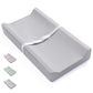 Blissful Diary Vegan Leather Baby Changing Pad With Waterproof & Wipe-Clean Pu Cover, Standard Size Cozy Baby Changing Table Pad