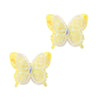 Wistamik Butterfly Hair Clips: Kids Clips (Yellow, 2 Pack of 5 Count) for Birthday, Christmas, Children's Day Gift