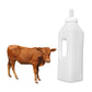 ibasenice 4 Pcs Set 3L Calf Sheep Bottle with Silicone Teat for Orphaned Lambs Includes 1 Bottle 1 Cap and 2 Nipples Ideal Milk 
