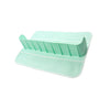 MERISHOPP Bathtub Splash Guard Silicone Sturdy Toy Organizer for Bathroom Bathtub Baby Green 60x40x10cm