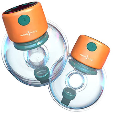 Hands Free Cordless Wearable Breast Pump By Idaho Jones - Pump-A-Wear - Double, Fda Registered, In-Bra Electric Breast Pump, Sil