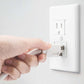 Safety Innovations Self-Closing Babyproof Outlet Covers - (For Center Screw Outlets Only) An Alternative To Wall Socket Plugs Fo