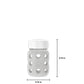 Lifefactory 8-Ounce Wide Neck Glass Baby Bottle With Protective Silicone Sleeve And Sippy Spout, Stone Gray (Lg2251Wcg4)