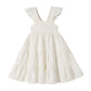 Younger Tree Toddler Girl Outfits Baby Ruffled Sleeveless Princess Dresses Tutu Skirt Summer Sleeveless Smocking Casual Dress(2-