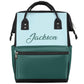 SPYORBKX Personalized Diaper Bag Backpack for Baby Boy Nappy Backpack for Mom Waterproof Diaper Boy Bag for Dad Mom Blue