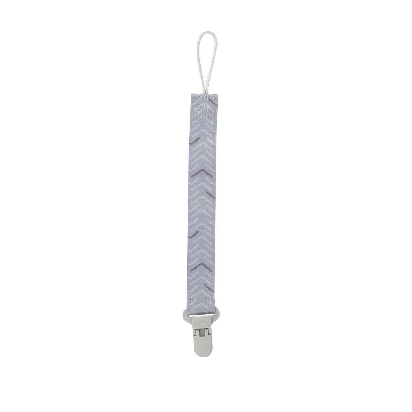 Nuby Pacifinder Baby Pacifier Clip - (2-Pack) - Pacifier Holder Clip With Convenient Hook Loop - Green Dots And Gray Arrows