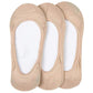 Golurk WomenS Cotton Hidden Loafer Invisible No Show Liners Socks (Pack Of 3 : Color : Skin : Free Size)