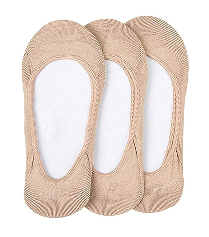Golurk WomenS Cotton Hidden Loafer Invisible No Show Liners Socks (Pack Of 3 : Color : Skin : Free Size)