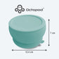 Octopod Silicone Baby Suction Bowl With Lid - Toddler & Baby Bowls, Baby Food Containers, Spill Proof Bowls For Toddlers, Suctio